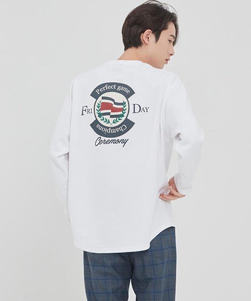 ROMANTIC CROWN（ロマンティッククラウン）の「『ROMANTIC CROWN』パーフェクトゲーム LS/ロングスリーブTシャツ/カットソー（Tシャツ/カットソー・レディース・ブラック/ホワイト/イエロー/グレー・M/L）」の12枚目の写真