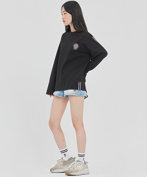 ROMANTIC CROWN（ロマンティッククラウン）の「『ROMANTIC CROWN』パーフェクトゲーム LS/ロングスリーブTシャツ/カットソー（Tシャツ/カットソー・レディース・ブラック/ホワイト/イエロー/グレー・M/L）」の21枚目の写真