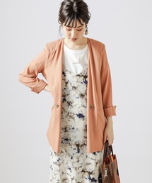 natural couture | 【WEB限定カラー有り】リネンシャツ感覚ジャケット(テーラードジャケット)