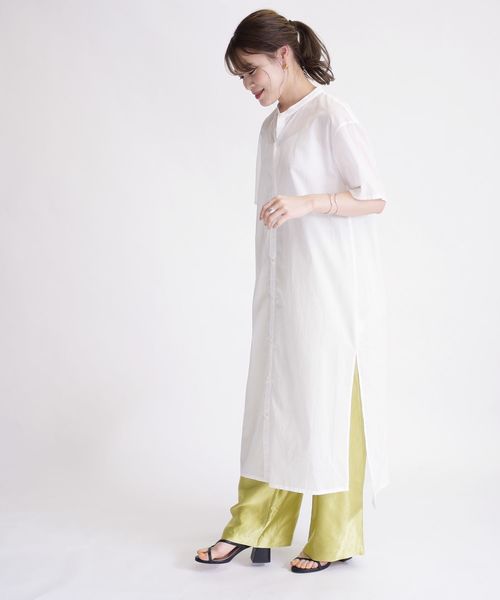 SHIPS（シップス）の「アキハボイル2WAYワンピース◇（ワンピース・レディース・ブラック/オフホワイト/ピンク・ONE SIZE）」の11枚目の写真