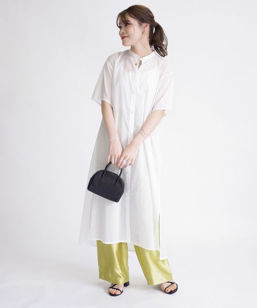 SHIPS（シップス）の「アキハボイル2WAYワンピース◇（ワンピース・レディース・ブラック/オフホワイト/ピンク・ONE SIZE）」の12枚目の写真