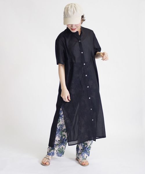 SHIPS（シップス）の「アキハボイル2WAYワンピース◇（ワンピース・レディース・ブラック/オフホワイト/ピンク・ONE SIZE）」の13枚目の写真