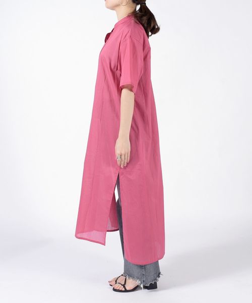 SHIPS（シップス）の「アキハボイル2WAYワンピース◇（ワンピース・レディース・ブラック/オフホワイト/ピンク・ONE SIZE）」の4枚目の写真