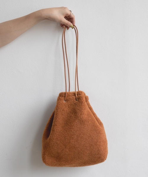 LOWRYS FARM(ローリーズファーム)の「ボアキンチャクBAG 891589(ハンドバッグ・レディース・アイボリー/ダークブラウン/グリーン/パープル・FREE)」の19枚目の写真