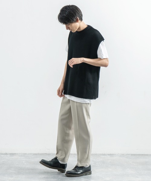 Rocky Monroe（ロッキーモンロー）の「【セットアップ】ポリトロ Wテーラードシャツ＆テーラードパンツ（セットアップ・メンズ・ブラック/ダークベージュ/ライトブラウン/ライトグレー/ライトベージュ・M/L）」の20枚目の写真