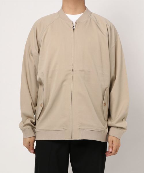 JUNRED（ジュンレッド）の「TRラグランリブブルゾン（ブルゾン・メンズ・ベージュ/ブラック・L/LL/M）」の7枚目の写真