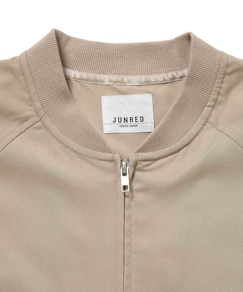 JUNRED（ジュンレッド）の「TRラグランリブブルゾン（ブルゾン・メンズ・ベージュ/ブラック・L/LL/M）」の12枚目の写真