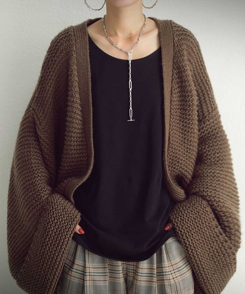 antiqua(アンティカ)の「マジックコットンTシャツ(Tシャツ/カットソー・レディース・ブラック/オフホワイト・M/L/XL)」の7枚目の写真