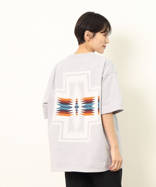 PENDLETON(ペンドルトン)の「【 PENDLETON / ペンドルトン 】 UNISEX Back Print Tee / バックプリント ポケット半袖 Tシャツ ポケT(Tシャツ/カットソー・メンズ・ブラック/ベージュ/グレー/オフホワイト/ターコイズブルー・MEDIUM/LARGE)」の3枚目の写真