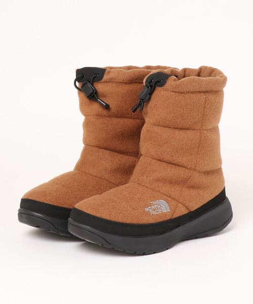 Face W シューズ The ブーツ North Bootie North North The Wool Bootie Face ザノースフェイス のファッション Nuptse