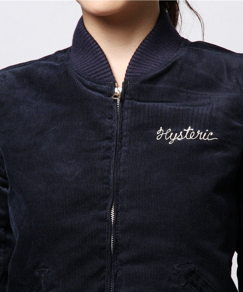 HYSTERIC GLAMOUR(ヒステリックグラマー)の「MICHIGAN刺繍 リバーシブルベドジャン(ブルゾン・レディース・ピンク/ネイビー/ブラック・FREE)」の11枚目の写真