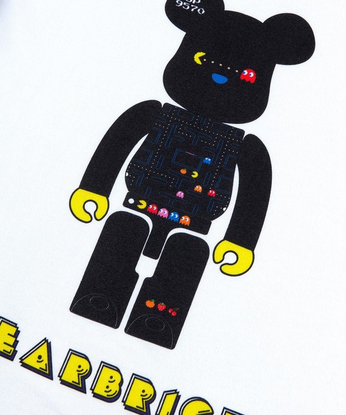 MEDICOM TOY LIFE ENTERTAINMENT(メディコムトイライフエンターテイメント)の「MLE BE@RTEE "PAC-MAN"(Tシャツ/カットソー・メンズ・ホワイト・LARGE/MEDIUM/X-LARGE/SMALL)」の4枚目の写真