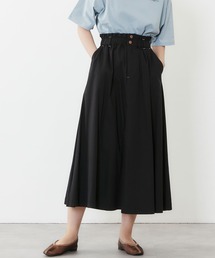 ウエストフリルフレアスカート
