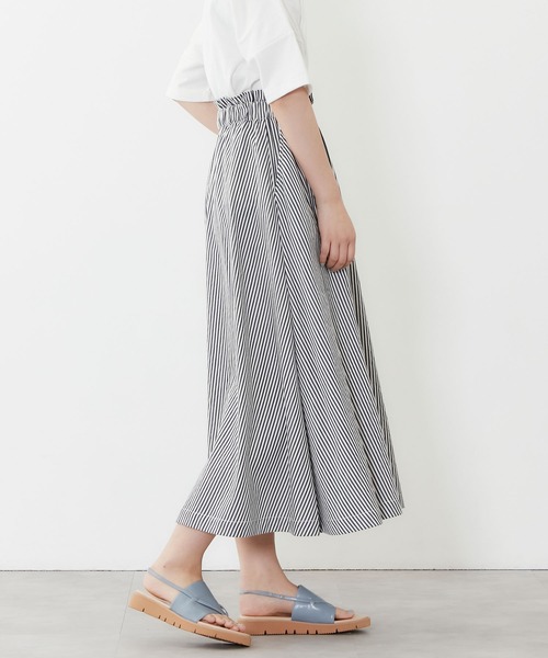 POU DOU DOU（プードゥドゥ）の「ウエストフリルフレアスカート（スカート・レディース・ブラック/キナリ/ミント/ネイビー・3）」の14枚目の写真