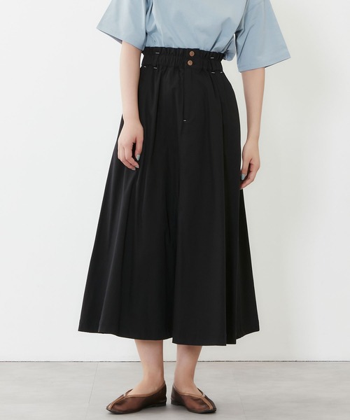 POU DOU DOU（プードゥドゥ）の「ウエストフリルフレアスカート（スカート・レディース・ブラック/キナリ/ミント/ネイビー・3）」の20枚目の写真