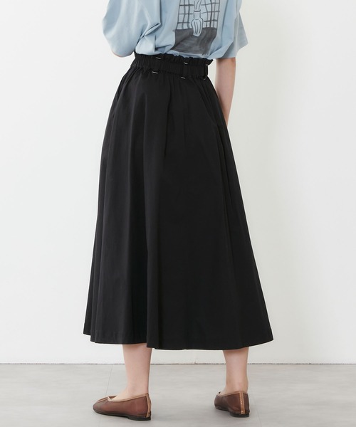 POU DOU DOU（プードゥドゥ）の「ウエストフリルフレアスカート（スカート・レディース・ブラック/キナリ/ミント/ネイビー・3）」の22枚目の写真