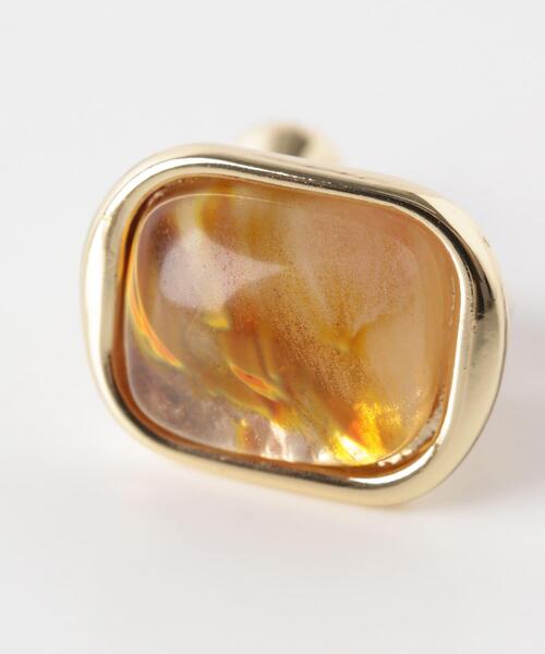 SMELLY(スメリー)の「ストーンメタルフレームイヤリング(イヤリング・レディース・ゴールド系その他/シルバー系その他・-)」の6枚目の写真