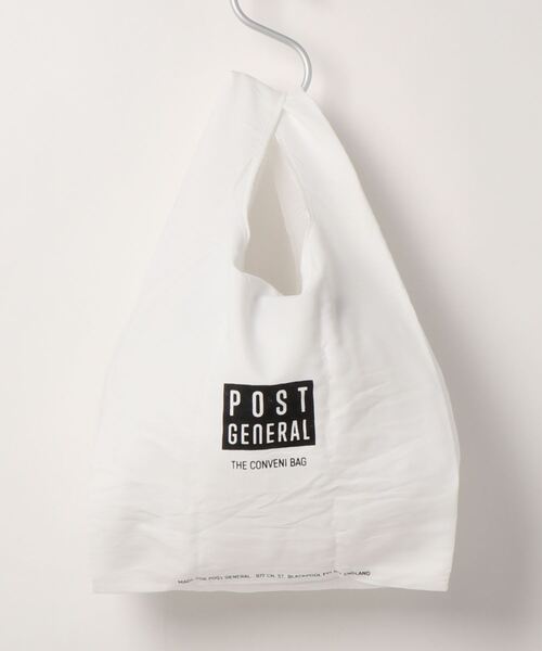 POST GENERAL（ポストジェネラル）の「POST GENERAL コンビニバッグ（エコバッグ/サブバッグ・メンズ・ホワイト・FREE）」の10枚目の写真