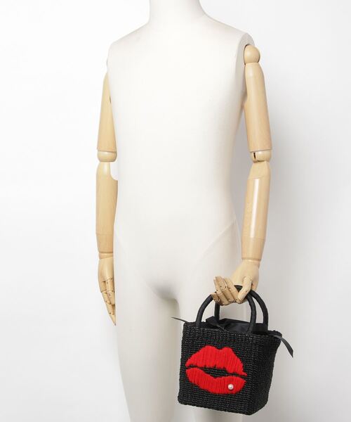 a-jolie アジョリー リップデザインカゴバッグ a-jolie アジョリー リップデザインカゴバッグ