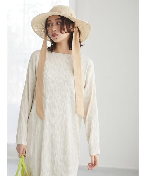 Green　Parks（グリーンパークス）の「シアーバック釦ワンピース＊（ワンピース・レディース・ブラック/ベージュ/グリーン・FREE）」の15枚目の写真