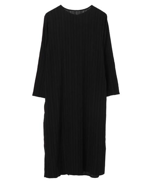 Green　Parks（グリーンパークス）の「シアーバック釦ワンピース＊（ワンピース・レディース・ブラック/ベージュ/グリーン・FREE）」の17枚目の写真