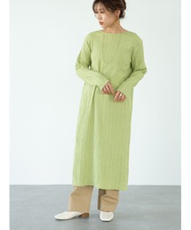 シアーバック釦ワンピース＊