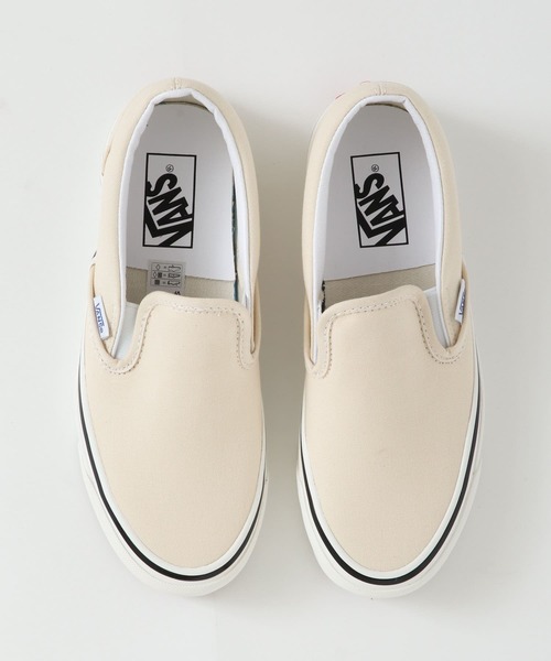 URBAN RESEARCH Sonny Label（アーバンリサーチサニーレーベル）の「VANS　CLASSIC SLIP-ON 98 DX（スリッポン・レディース・ホワイト・6/5.5/5）」の9枚目の写真