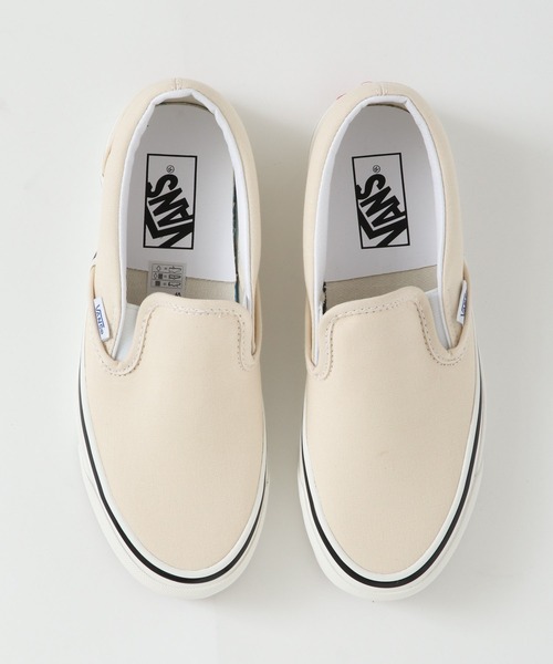 URBAN RESEARCH Sonny Label（アーバンリサーチサニーレーベル）の「VANS　CLASSIC SLIP-ON 98 DX（スリッポン・レディース・ホワイト・6/5.5/5）」の5枚目の写真