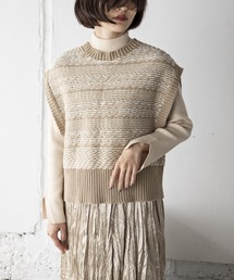 Kari & lili | ジャガードベスト(ベスト)