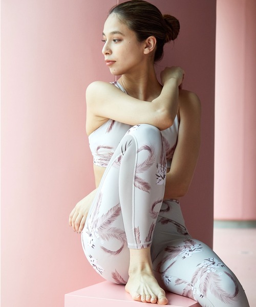 ALEXIA STAM(アリシアスタン)の「【ALEXIA STAM×NERGY】水陸両用 フラワープリントスポーツレギンス(レギンス/スパッツ・レディース・グレー/ベージュ・M/S/L)」の16枚目の写真