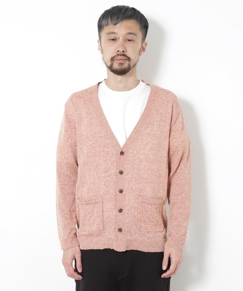 URBAN RESEARCH Sonny Label（アーバンリサーチサニーレーベル）の「リネン混ウォッシャブルサマーカーディガン（カーディガン/ボレロ・メンズ・ベージュ/オレンジ/ネイビー/グレー・LARGE/MEDIUM）」の19枚目の写真