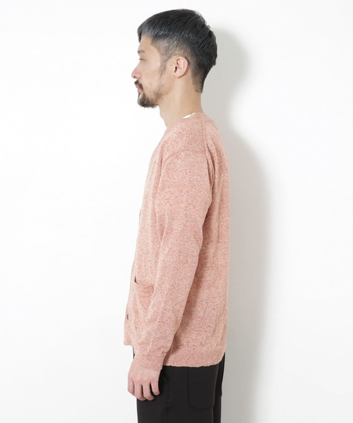 URBAN RESEARCH Sonny Label（アーバンリサーチサニーレーベル）の「リネン混ウォッシャブルサマーカーディガン（カーディガン/ボレロ・メンズ・ベージュ/オレンジ/ネイビー/グレー・LARGE/MEDIUM）」の17枚目の写真