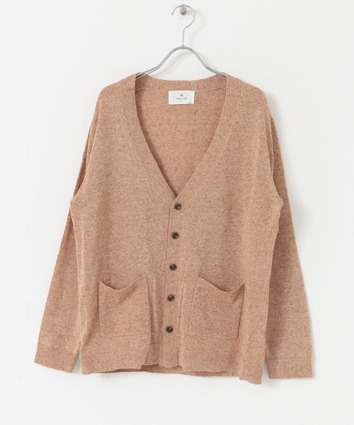 URBAN RESEARCH Sonny Label（アーバンリサーチサニーレーベル）の「リネン混ウォッシャブルサマーカーディガン（カーディガン/ボレロ・メンズ・ベージュ/オレンジ/ネイビー/グレー・LARGE/MEDIUM）」の8枚目の写真
