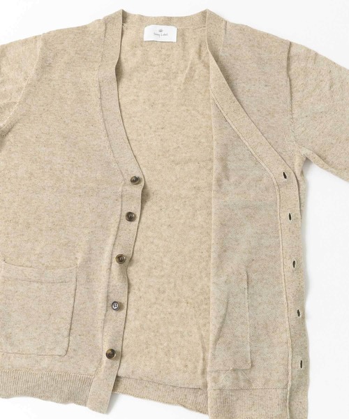 URBAN RESEARCH Sonny Label（アーバンリサーチサニーレーベル）の「リネン混ウォッシャブルサマーカーディガン（カーディガン/ボレロ・メンズ・ベージュ/オレンジ/ネイビー/グレー・LARGE/MEDIUM）」の20枚目の写真