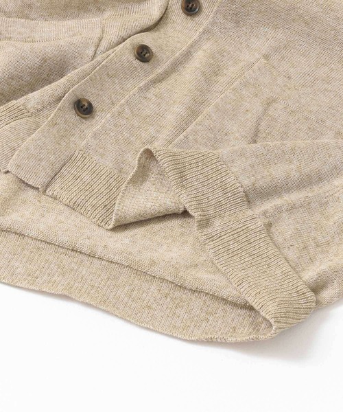 URBAN RESEARCH Sonny Label（アーバンリサーチサニーレーベル）の「リネン混ウォッシャブルサマーカーディガン（カーディガン/ボレロ・メンズ・ベージュ/オレンジ/ネイビー/グレー・LARGE/MEDIUM）」の11枚目の写真