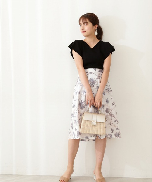 PROPORTION BODY DRESSING(プロポーションボディドレッシング)の「前後2wayラッフルニット / 1211170504(ニット/セーター・レディース・ピンク系その他2/ホワイト系その他/ブラック/ブラウン系その他・FREE)」の10枚目の写真