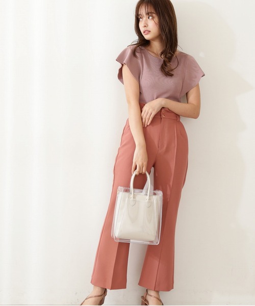 PROPORTION BODY DRESSING(プロポーションボディドレッシング)の「前後2wayラッフルニット / 1211170504(ニット/セーター・レディース・ピンク系その他2/ホワイト系その他/ブラック/ブラウン系その他・FREE)」の11枚目の写真