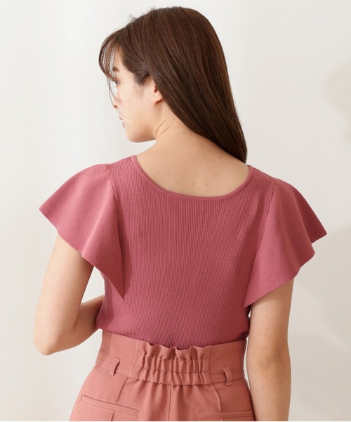 PROPORTION BODY DRESSING(プロポーションボディドレッシング)の「前後2wayラッフルニット / 1211170504(ニット/セーター・レディース・ピンク系その他2/ホワイト系その他/ブラック/ブラウン系その他・FREE)」の12枚目の写真