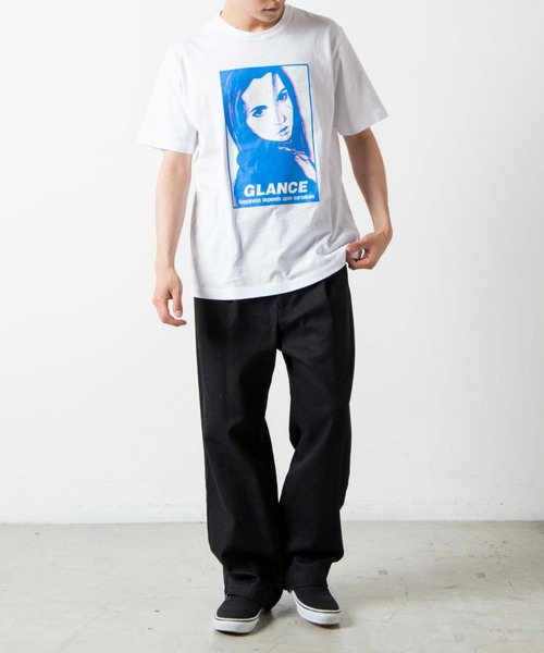 WEGO(ウィゴー)の「WEGO/ストリートロゴプリント半袖Tシャツ(Tシャツ/カットソー・メンズ・ホワイト/スミクロ・MEDIUM/SMALL/LARGE/X-LARGE)」の7枚目の写真