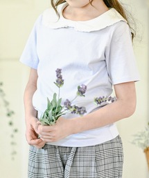 Catherine Cottage | リボン衿Tシャツ(Tシャツ/カットソー)