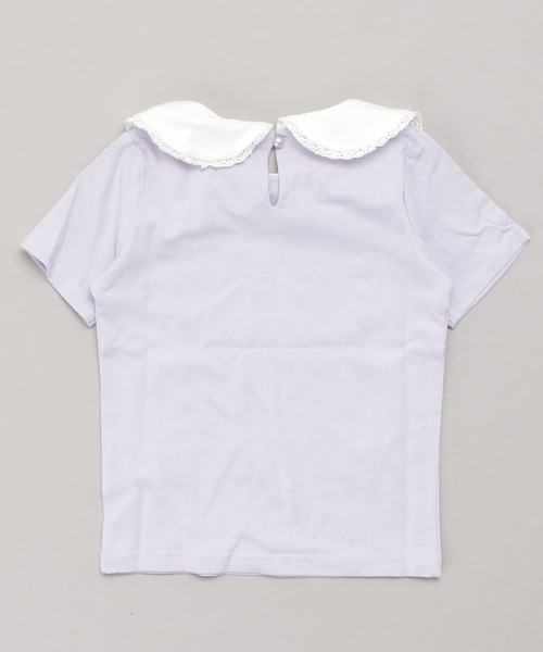 Catherine Cottage（キャサリンコテージ）の「リボン衿Tシャツ（Tシャツ/カットソー・キッズ・ピンク/ライラック/ミント・130/120/140/110/100）」の8枚目の写真