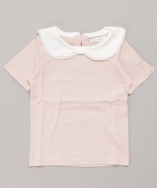 Catherine Cottage（キャサリンコテージ）の「リボン衿Tシャツ（Tシャツ/カットソー・キッズ・ピンク/ライラック/ミント・130/120/140/110/100）」の7枚目の写真