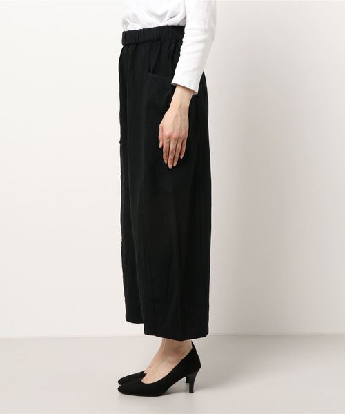 Samansa Mos2(サマンサ モスモス)の「ポケットギャザーパンツ(その他パンツ・レディース・オフホワイト/ベージュ/ブラック・フリ-)」の4枚目の写真