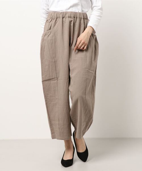 Samansa Mos2(サマンサ モスモス)の「ポケットギャザーパンツ(その他パンツ・レディース・オフホワイト/ベージュ/ブラック・フリ-)」の7枚目の写真