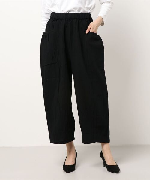 Samansa Mos2(サマンサ モスモス)の「ポケットギャザーパンツ(その他パンツ・レディース・オフホワイト/ベージュ/ブラック・フリ-)」の8枚目の写真