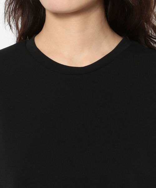 DROIT BELLO(ドロイトベロ)の「DROIT BELLO(ドロイトベロ)後ろ切り替えコクーンチュニック(Tシャツ/カットソー・レディース・ブラック/オフホワイト・FREE)」の5枚目の写真