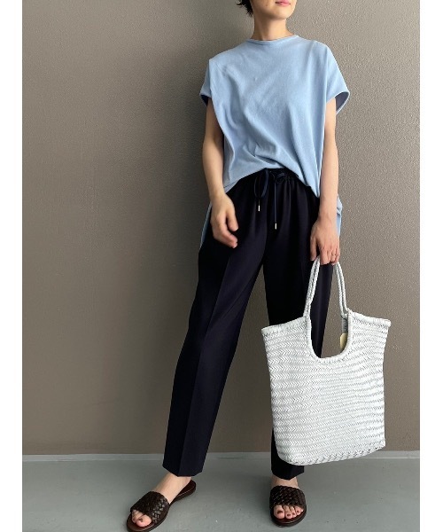 BEARDSLEY（ビアズリー）の「ユッタリプルオーバー（ニット/セーター・レディース・ブルー/アイボリー・FREE）」の10枚目の写真