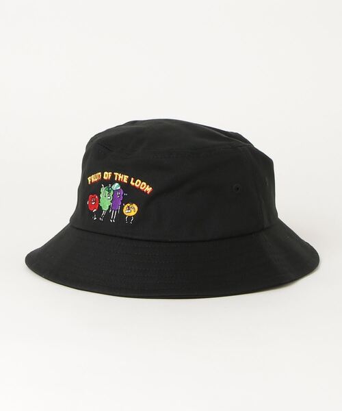 FRUIT OF THE LOOM（フルーツオブザルーム）の「FRUIT OF THE LOOM/フルーツオブザルーム 　キッズ ロゴ刺繍 バケットハット（ハット・キッズ・ブラック/ベージュ/サックスブルー/オレンジ・FREE）」の18枚目の写真
