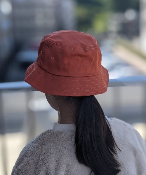 FRUIT OF THE LOOM（フルーツオブザルーム）の「FRUIT OF THE LOOM/フルーツオブザルーム 　キッズ ロゴ刺繍 バケットハット（ハット・キッズ・ブラック/ベージュ/サックスブルー/オレンジ・FREE）」の17枚目の写真