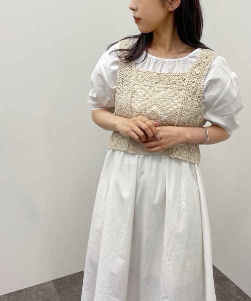 かぎ針ビスチェワンピースセット【ZOZOTOWN限定アイテム】（ワンピース